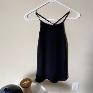 RW&CO. NEW- Black Flowy Tank